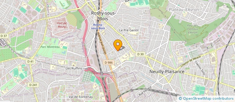 localisation de l'entreprise LAB DRIVER à ROSNY-SOUS-BOIS