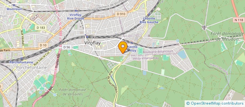 localisation de l'entreprise LAB EVENT  VIROFLAY