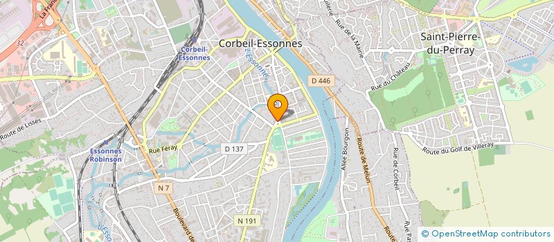 localisation de l'entreprise LAB GRAFIX à CORBEIL-ESSONNES