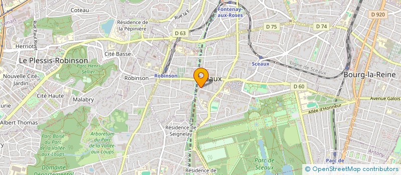 localisation de l'entreprise LAB - HIT à SCEAUX