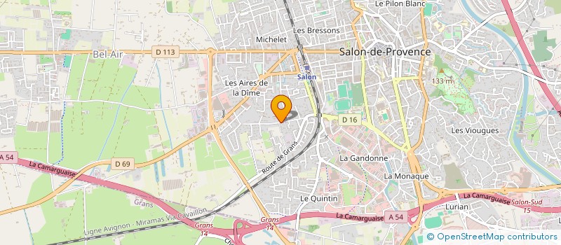 localisation de l'entreprise LAB'IMMO  SALON-DE-PROVENCE