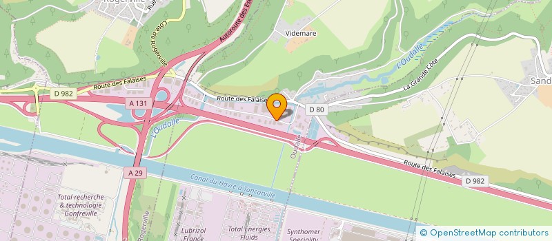 localisation de l'entreprise LAB INDUSTRIE  OUDALLE