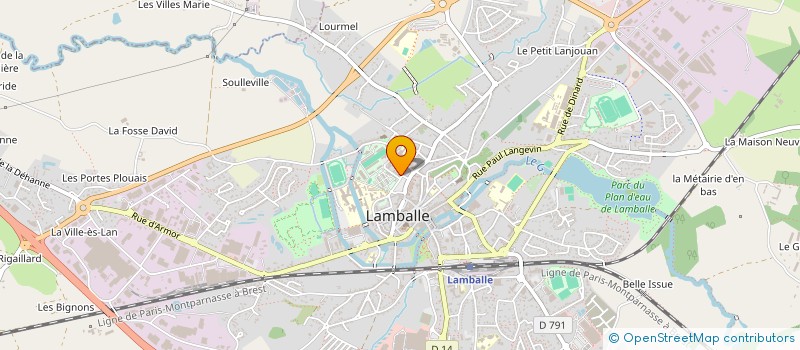 localisation de l'entreprise LAB'INNOVATION LTM  LAMBALLE-ARMOR