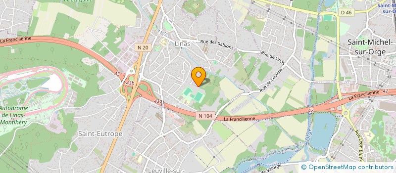 localisation de l'entreprise LAB INVEST à LINAS