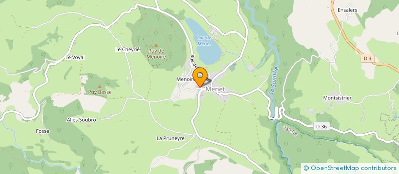 localisation de l'entreprise LAB INVEST à MENET