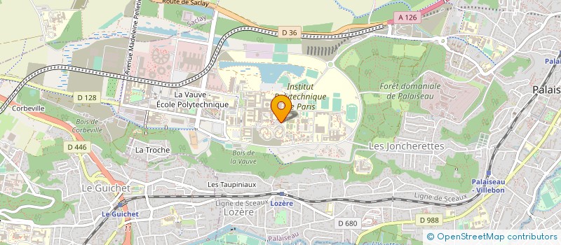 localisation de l'entreprise LAB MECANIQ SOLIDES EC POL à PALAISEAU