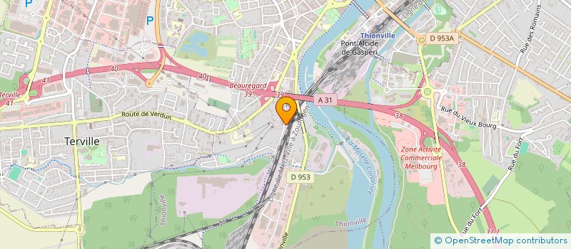 localisation de l'entreprise LAB'N JAM  THIONVILLE