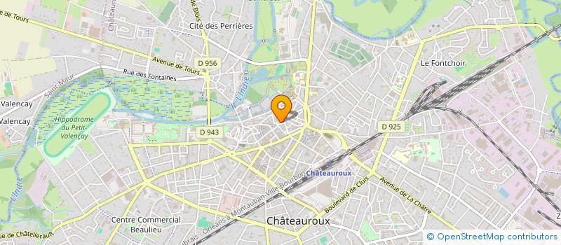localisation de l'entreprise LAB'O 52 à CHATEAUROUX