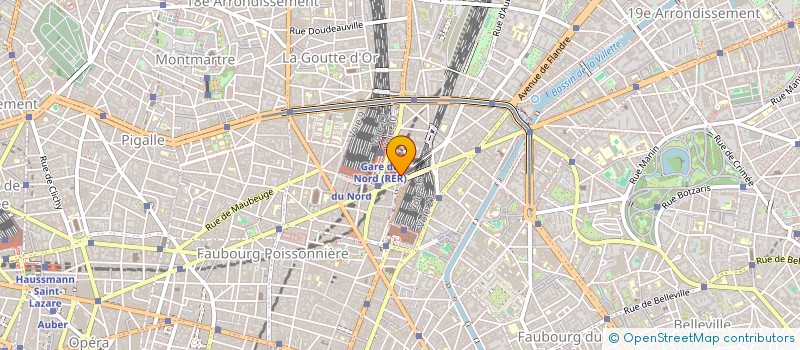 localisation de l'entreprise LAB'ORTHO EUROPE à PARIS