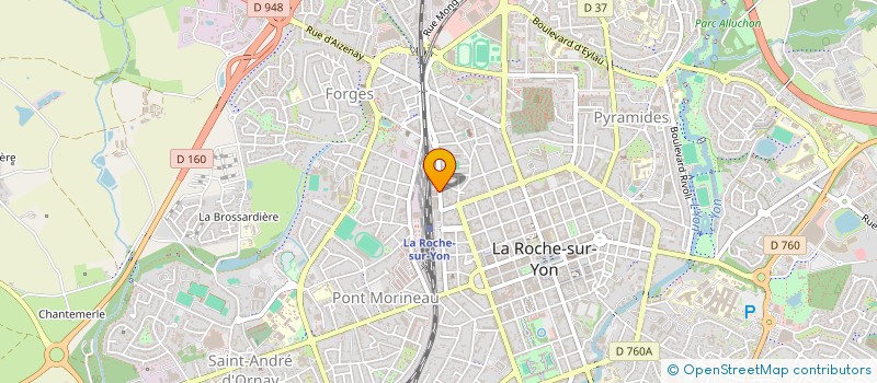 localisation de l'entreprise LAB OUEST à LA ROCHE-SUR-YON