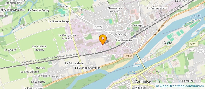 localisation de l'entreprise LAB'SCIENCE  NAZELLES-NEGRON