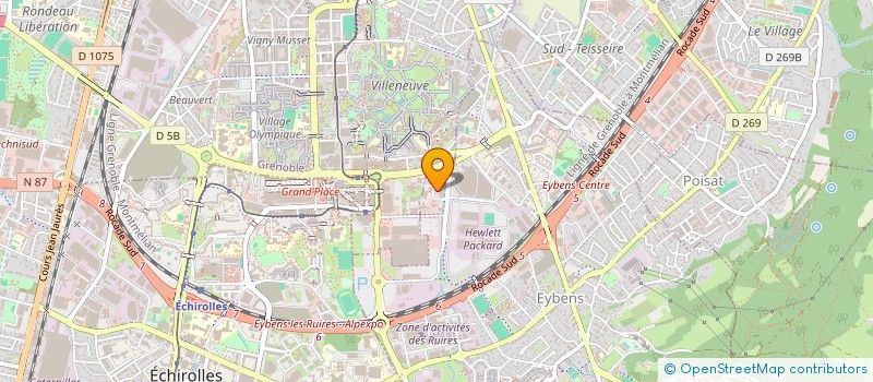 localisation de l'entreprise LAB'SCIENCE AURA  EYBENS