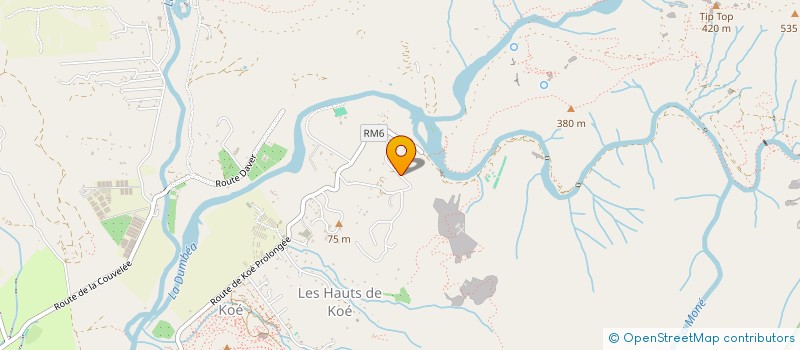 localisation de l'entreprise LAB 'STAB NC à DUMBEA