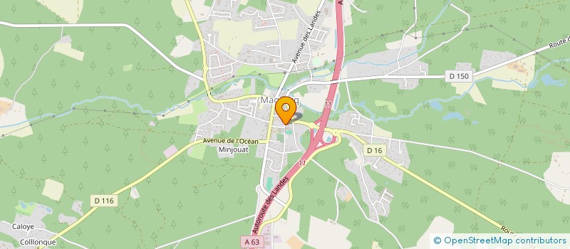 localisation de l'entreprise LAB TWO  MAGESCQ