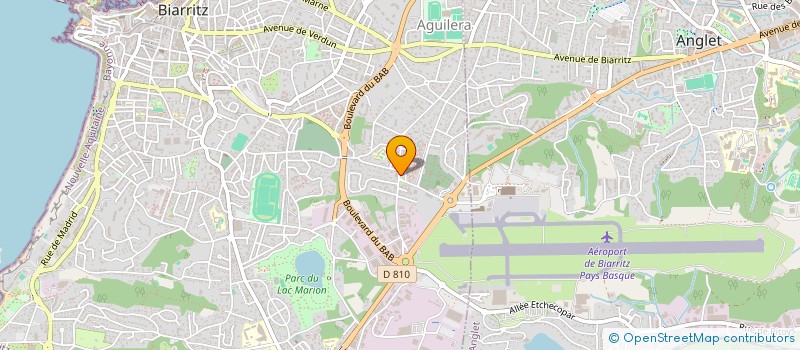 localisation de l'entreprise LAB-UP à BIARRITZ