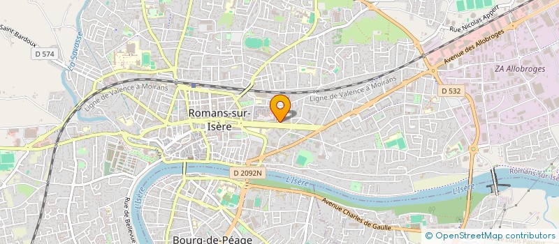 localisation de l'entreprise LAB26  ROMANS-SUR-ISERE