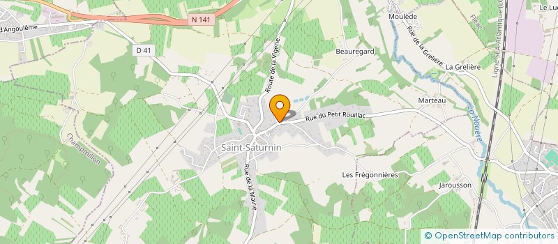 localisation de l'entreprise LAB3D  SAINT-SATURNIN