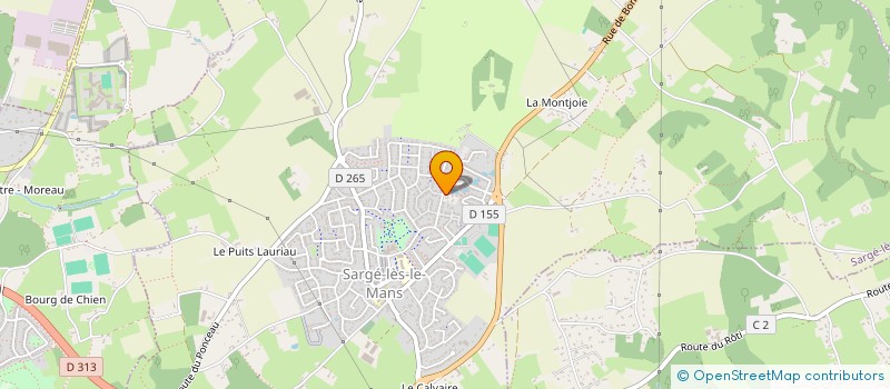 localisation de l'entreprise LABA  SARGE-LES-LE-MANS