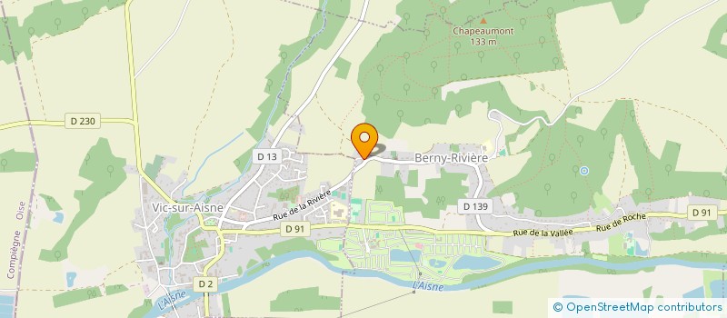 localisation de l'entreprise LABA  BERNY-RIVIERE