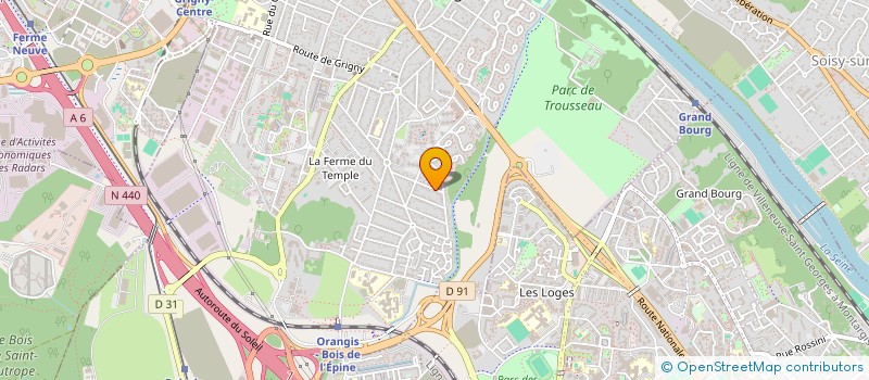 localisation de l'entreprise LABA  RIS-ORANGIS