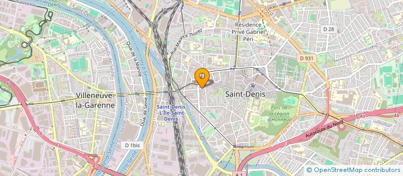 localisation de l'entreprise LABA ENTREPRISES à SAINT-DENIS