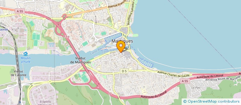 localisation de l'entreprise LABAC à MARTIGUES