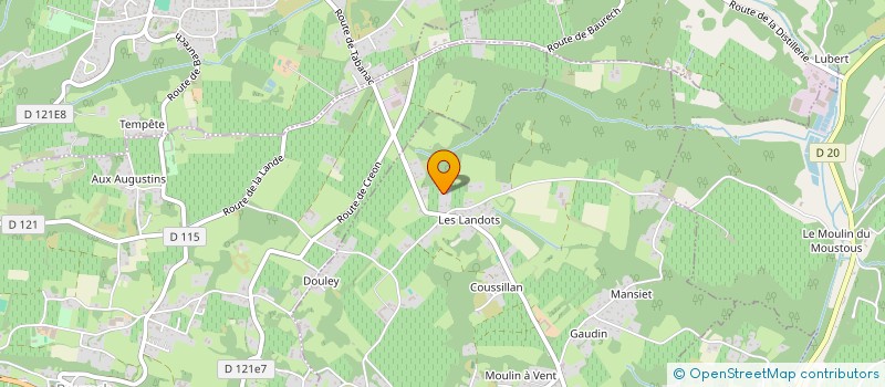 localisation de l'entreprise LABACAMMES  TABANAC