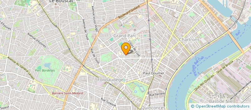 localisation de l'entreprise LABADIE  BORDEAUX