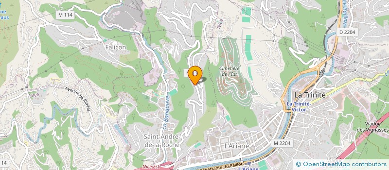 localisation de l'entreprise LABADIE  SAINT-ANDRE-DE-LA-ROCHE