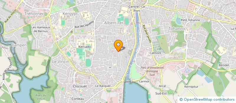 localisation de l'entreprise LABADIE - FAIMATEA à VANNES