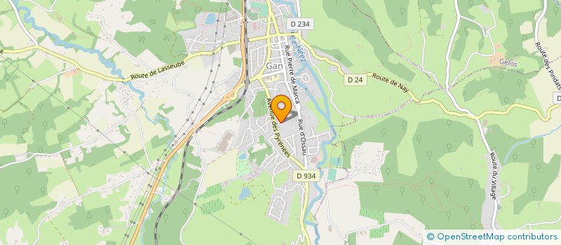 localisation de l'entreprise LABAIGS MENUISERIES à GAN