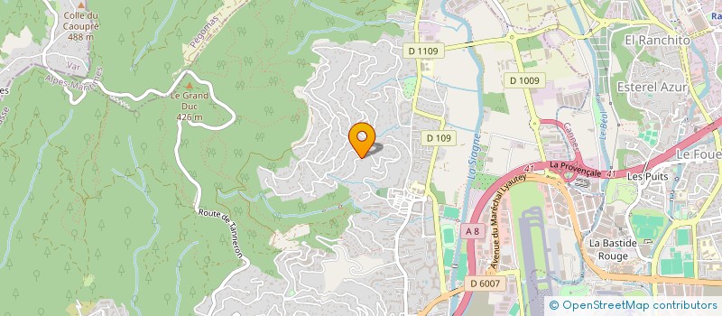 localisation de l'entreprise LABAL  MANDELIEU-LA-NAPOULE