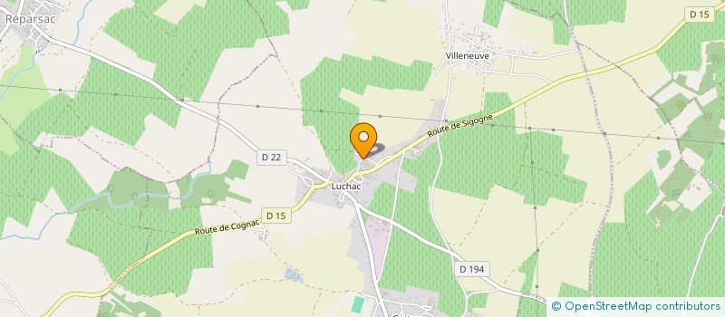 localisation de l'entreprise LABALETTE INVEST  CHASSORS