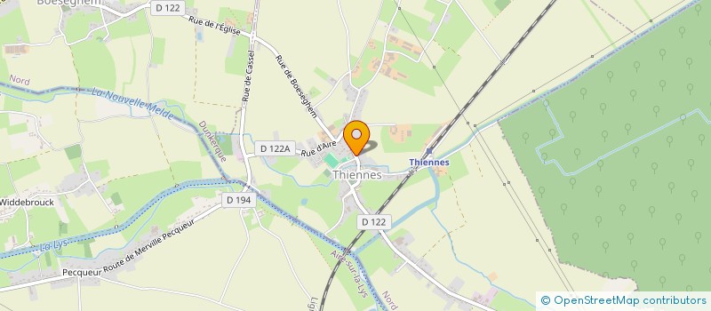 localisation de l'entreprise LABALETTE SGV à THIENNES
