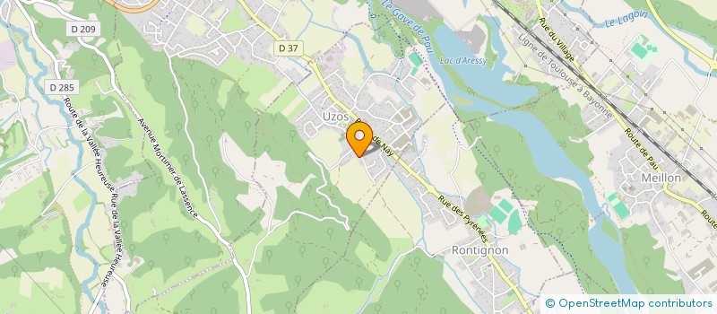 localisation de l'entreprise LABAN-CASSOULET  UZOS