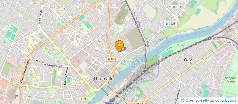 localisation de l'entreprise LABANA à THIONVILLE