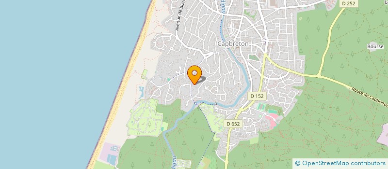 localisation de l'entreprise LABANERE à CAPBRETON