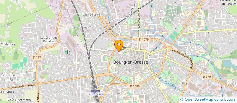 localisation de l'entreprise LABAQUERE à BOURG-EN-BRESSE
