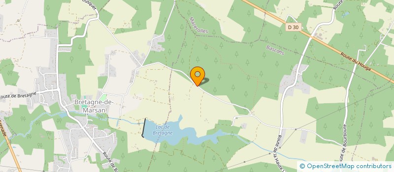 localisation de l'entreprise LABARBE  BASCONS