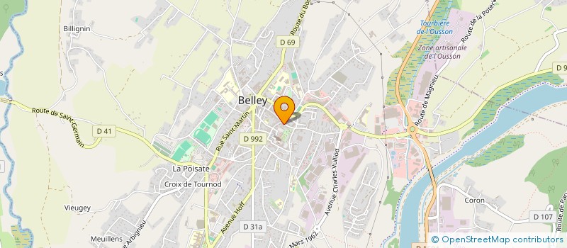 localisation de l'entreprise LABARDE NEGOCE à BELLEY