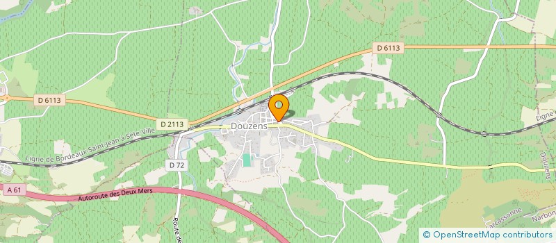 localisation de l'entreprise LABARRAQUE  DOUZENS