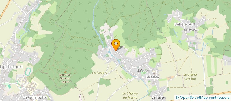 localisation de l'entreprise LABARRE  SALENCY