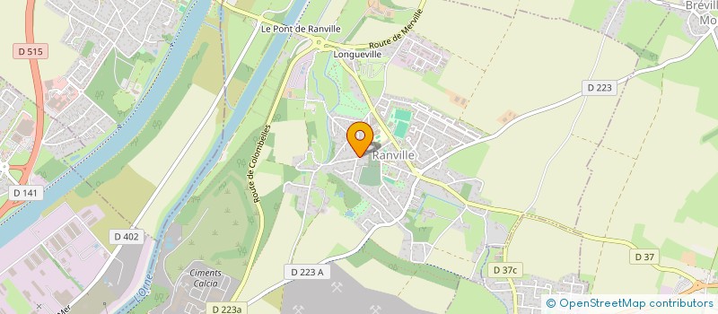 localisation de l'entreprise LABARRE à RANVILLE