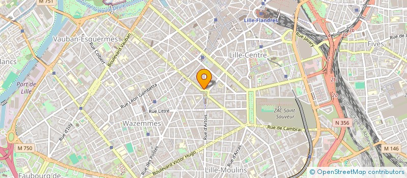 localisation de l'entreprise LABARRE IMMO 2 à LILLE