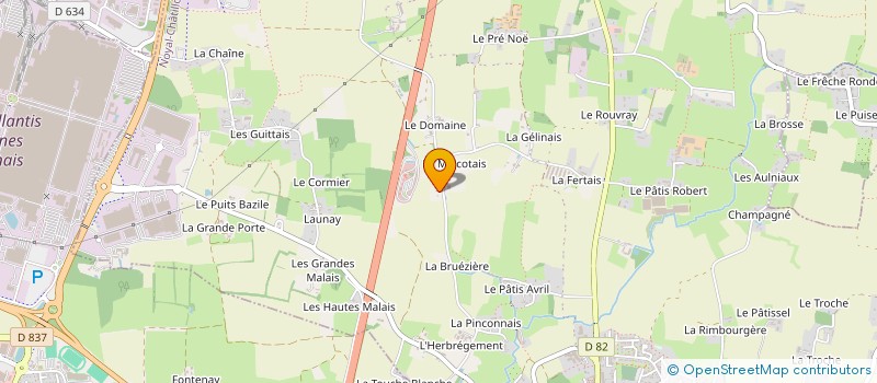 localisation de l'entreprise LABARTIMMO  NOYAL-CHATILLON-SUR-SEICHE