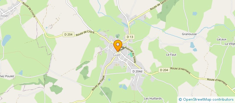 localisation de l'entreprise LABAS GEORGES ET SIEYES PIERRE à GIAT