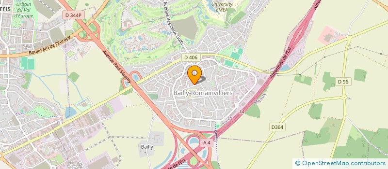 localisation de l'entreprise LABASSET  BAILLY-ROMAINVILLIERS