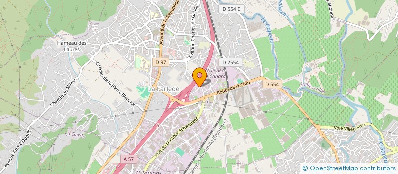 localisation de l'entreprise LABASTERE 83 à LA FARLEDE