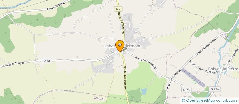 localisation de l'entreprise LABASTIDIENNE  LABASTIDE-CLERMONT