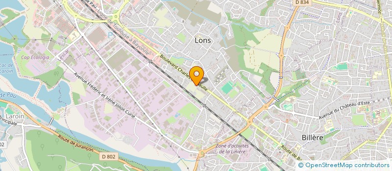 localisation de l'entreprise LABAT à LONS